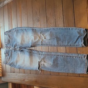 Old Navy, blue Jean, rip rock star jegging, Size14